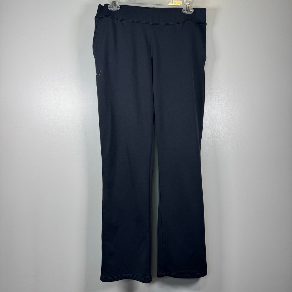 Under Armour‎ Joggers Womens M Black Fleece Lined Loose Fit Athletic Sweatpants